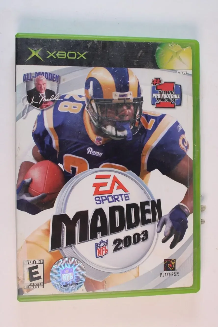 Madden NFL 2003 (Microsoft Xbox, 2002) Authentic, Complete, Tested/Works